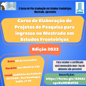 Mestrado Profissional em Letras recebe inscrições até esta quinta-feira –  UFMS